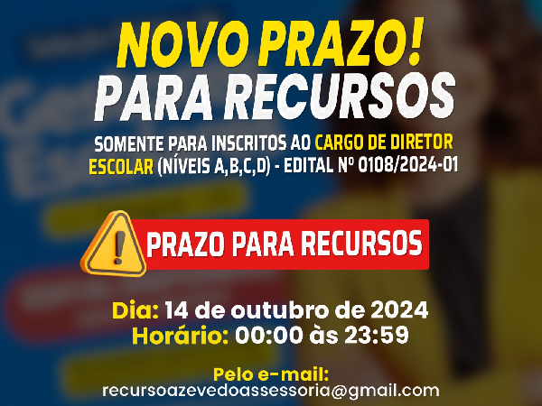 PRAZO PARA RECURSOS